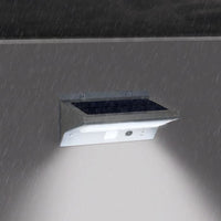 LUMISKY Outdoor waterproof solar wall spotlight with detector - 21 LEDs - 330 Lm - Swivel at 120 ° C
