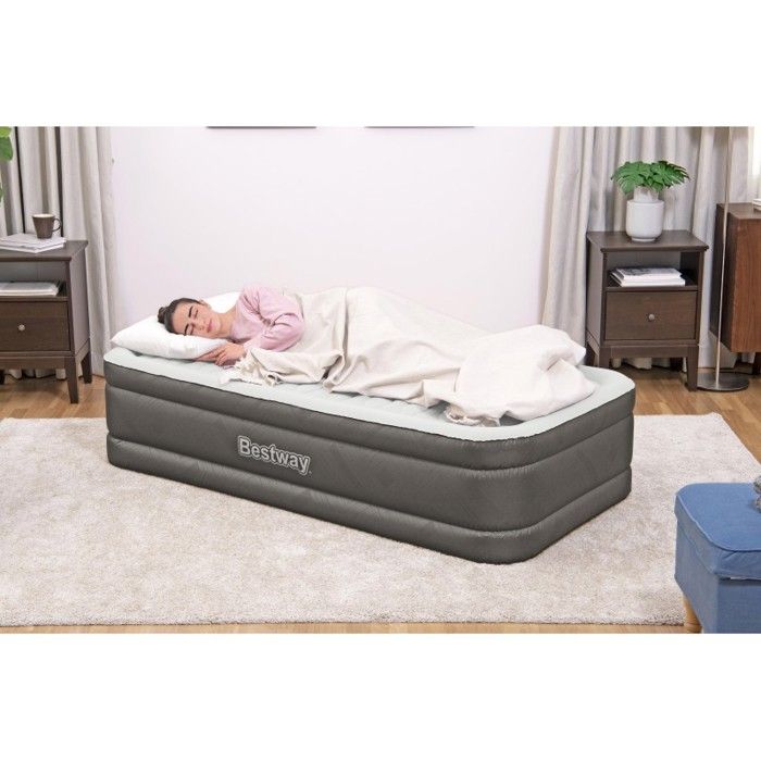BESTWAY Bestway Einzel-Luftbett 191 x 97 x 46 cm mit eingebauter elektrischer Pumpe