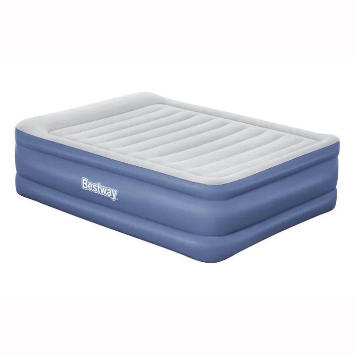 Aufblasbares Bett  Bestway  Tritech  152 x 203 x 46 cm  für 2 Personen  mit integrierter Pumpe