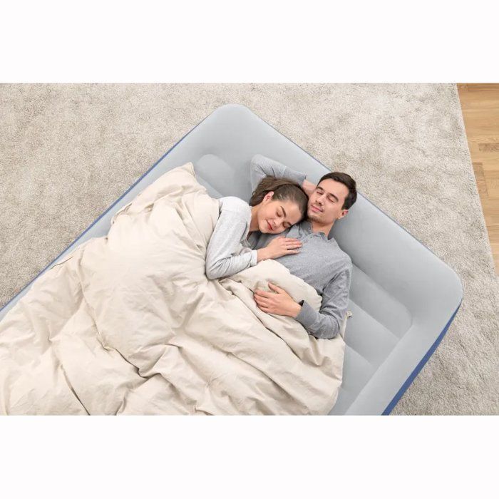 Aufblasbares Bett  Bestway  Tritech  152 x 203 x 46 cm  für 2 Personen  mit integrierter Pumpe
