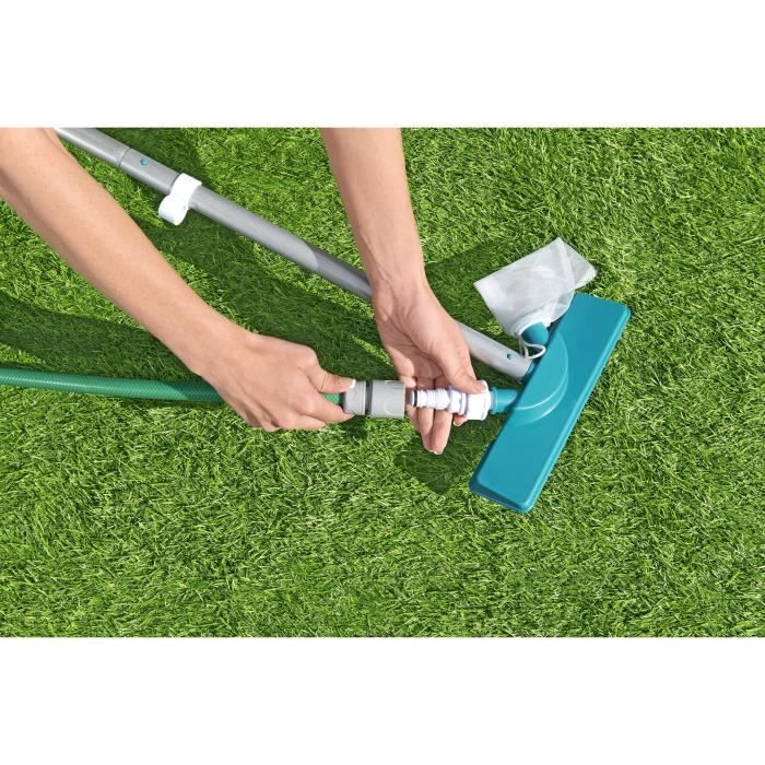 Poolreinigungsset bis 3,96 m  Bestway  Aquaclear  Skimmernetz, Schwimmer, Sauger, Teststreifen, R