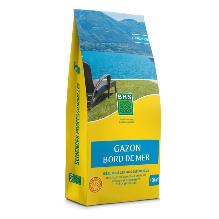 Lawn - BHS - Seaside Lawn 10kg | Resistant to wind, drought, and salt | Beautiful, attractive, and r