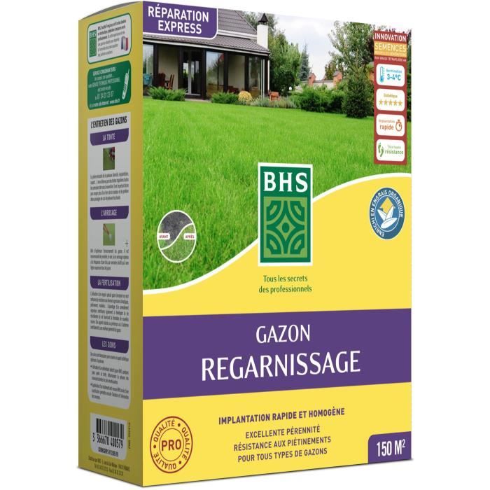 Dry Ground Regrowth Turf - BHS - 3kg | 150 m² | Strong and durable, with excellent durability and to