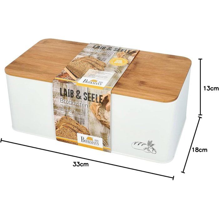 Brotdose  BIRKMANN  Mit Deckel  33 x 18 x 13 cm  Bambus