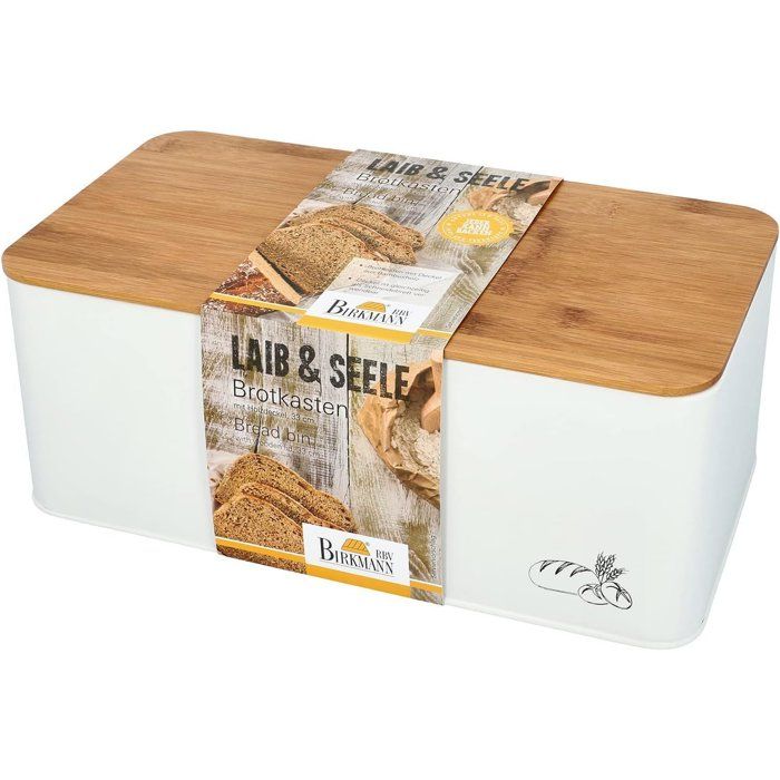 Brotdose  BIRKMANN  Mit Deckel  33 x 18 x 13 cm  Bambus