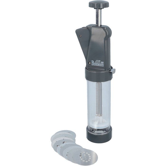 Kekspresse  BIRKMANN  EASY BAKING  Kunststoff  Inklusive 10 vorgeformter Scheiben  8 x 28 x 6 c