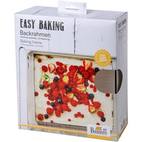 Verstellbarer Backrahmen  BIRKMANN  EASY BAKING  Stahl  22 x 25 bis 43 x 48 cm, Höhe 7 cm