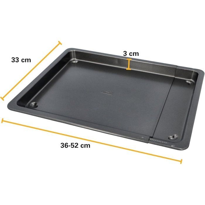 Verstellbares Backblech  BIRKMANN  EASY BAKING  Kohlenstoffstahl  Antihaftbeschichtung  3652 x