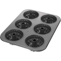 Kuchenbackform - BIRKMANN - EASY BAKING - Kohlenstoffstahl - Antihaftbeschichtung - Ø 10 cm, 35 x 27