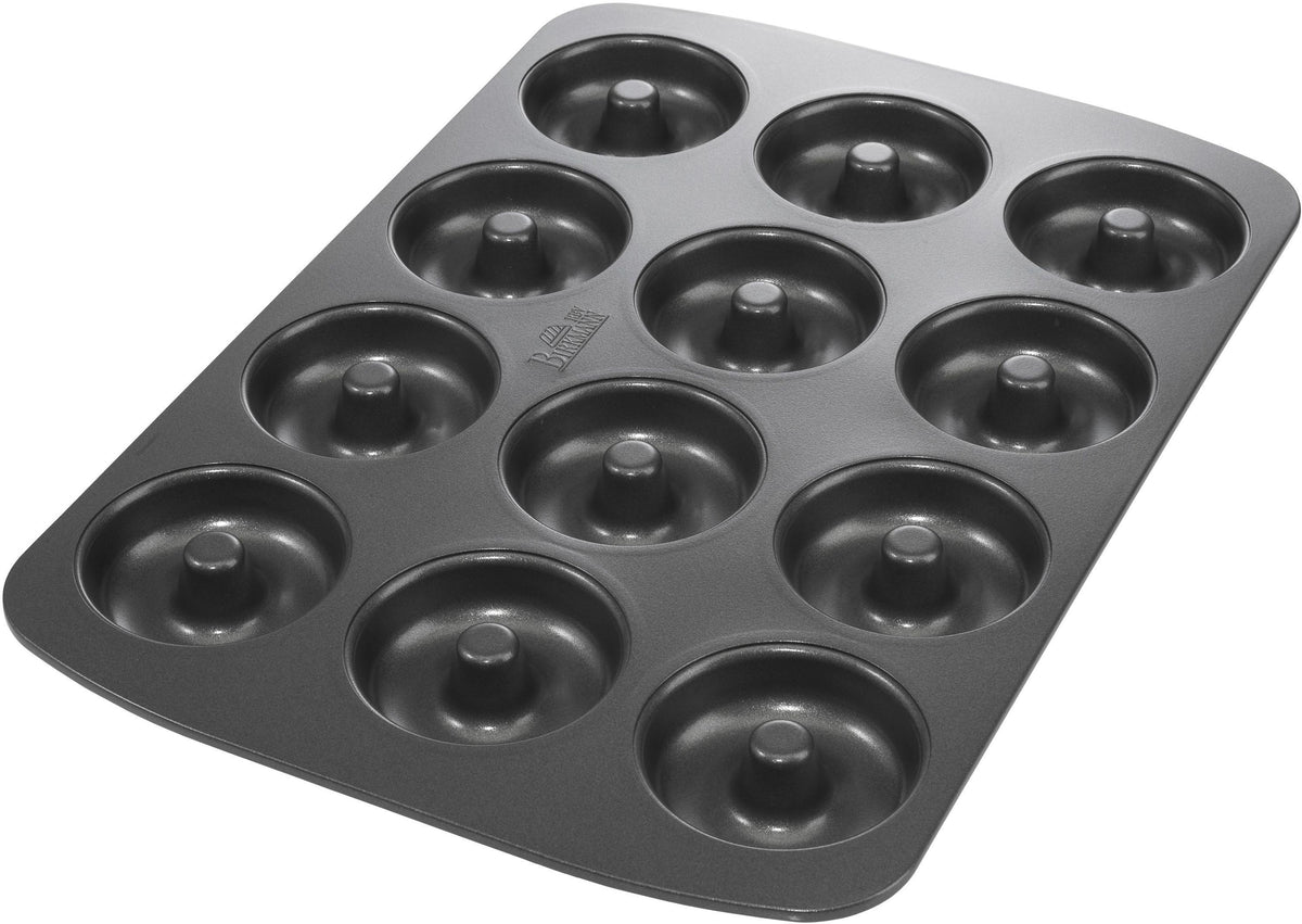 Donut-Backblech  BIRKMANN  EASY BAKING  Kohlenstoffstahl  Antihaftbeschichtung  12 Mulden  Ø 7