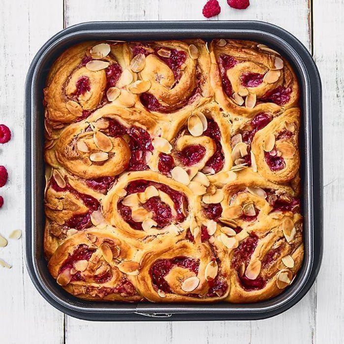 Quadratische Backform mit herausnehmbarem Boden  BIRKMANN  EASY BAKING  Kohlenstoffstahl  Antiha