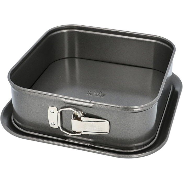 Quadratische Backform mit herausnehmbarem Boden  BIRKMANN  EASY BAKING  Kohlenstoffstahl  Antiha