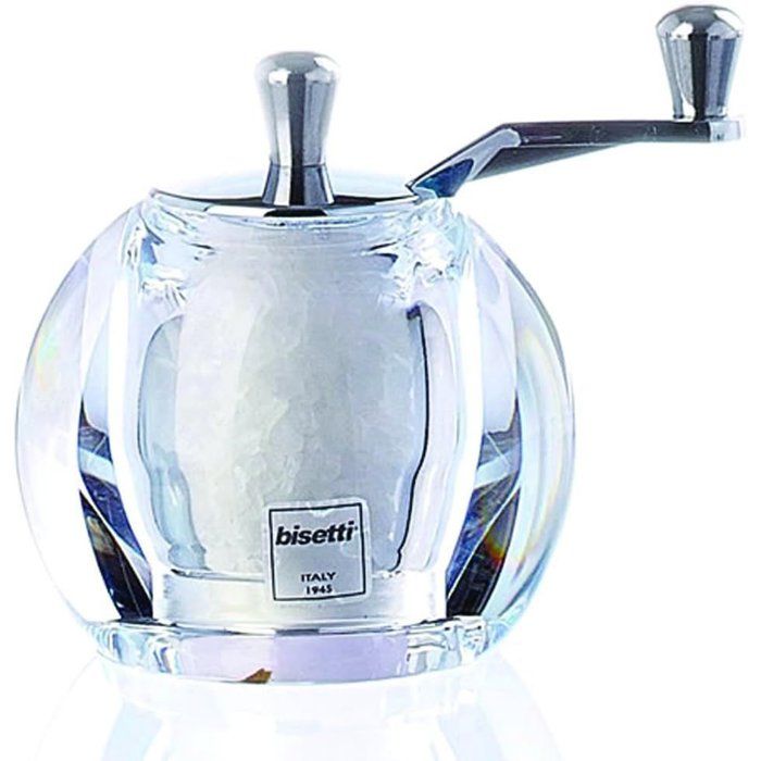 BISETTI 6918S Elba Acrylic Salt Mill 9cm