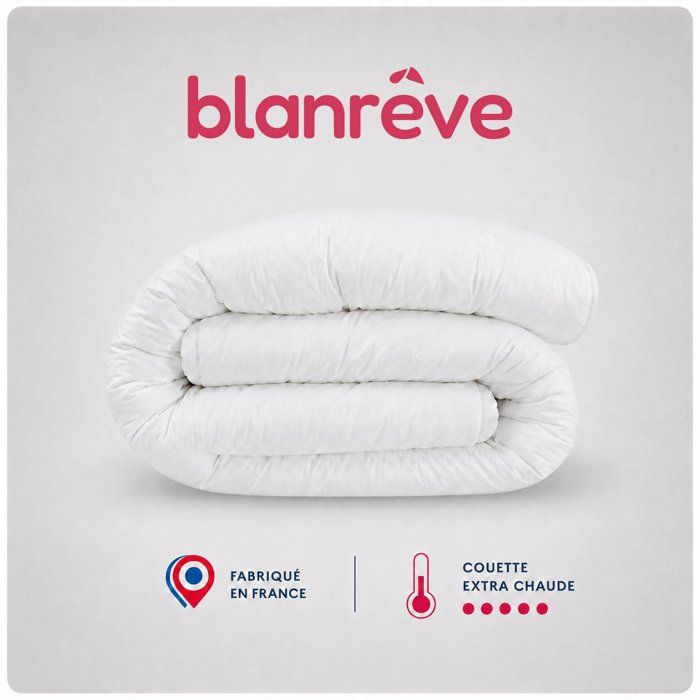 Blanreve extra hot duvet in microfiber - 140 x 200 cm - White