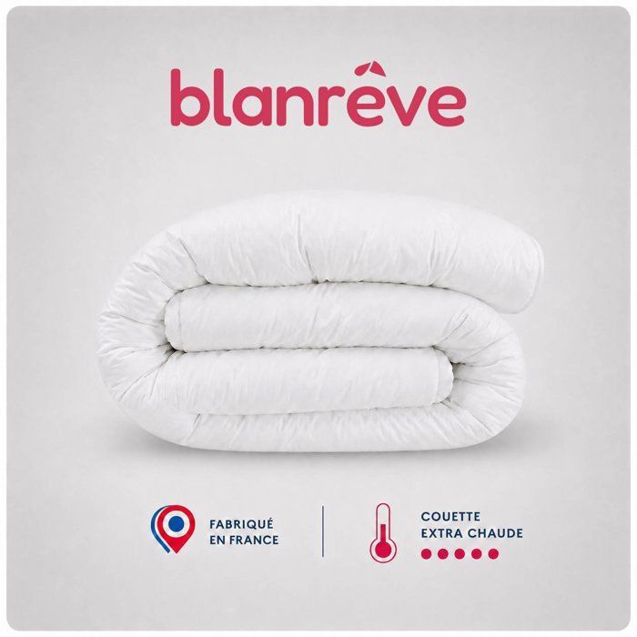Blanreve extra hot duvet in microfiber - 240 x 260 cm - White