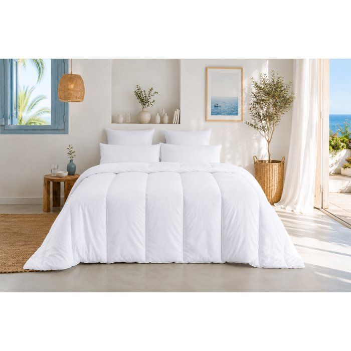 BLANREVE Lightweight Microfiber Duvet - 240 x 260 cm - White