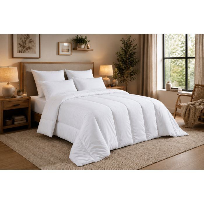 Anti-mite temperate duvet - 300 gr/m² - BLANREVE - 140 x 200 cm - White