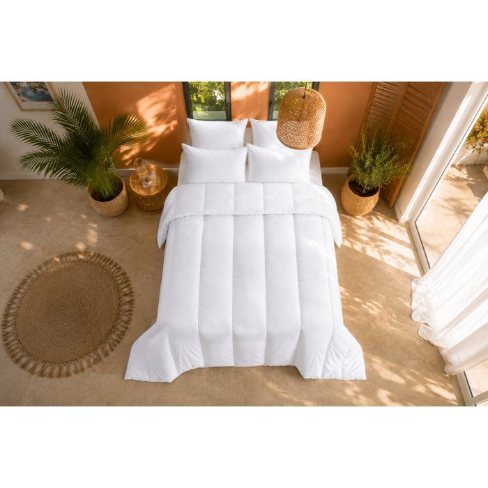 Anti-mite temperate duvet - 300 gr/m² - BLANREVE - 140 x 200 cm - White