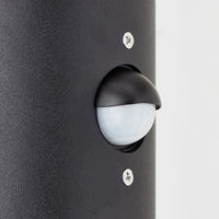 Sergioro Outdoor Applique 2L with detector, Depoli black, 2x27 20W, bulb not included