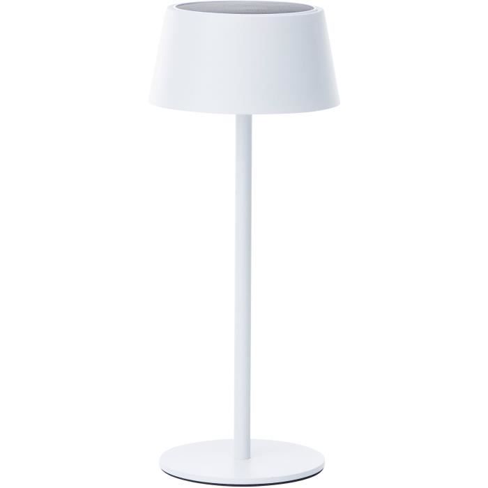 Outdoor table lamp - BRILLIANT - PICCO - LED and solar - Metal and plastic - 5 W - White