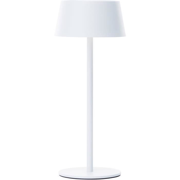 Outdoor table lamp - BRILLIANT - PICCO - LED and solar - Metal and plastic - 5 W - White