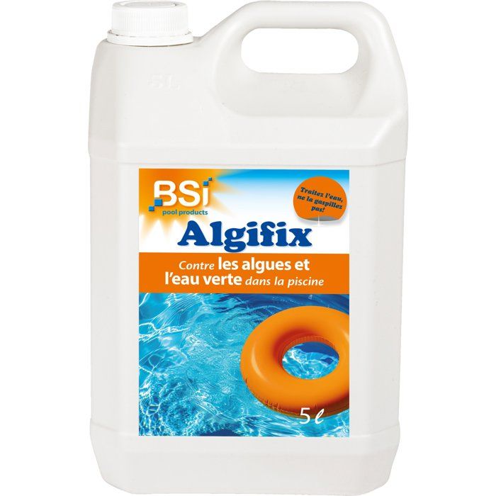 Algizid für Pools  BSI  Algifix  5 l  Flüssig  Klares Wasser  Algenprävention