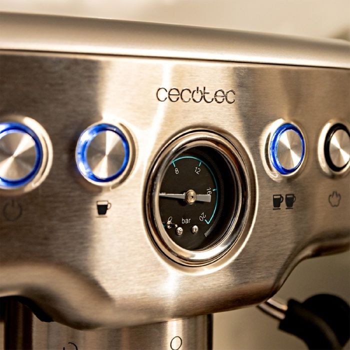 Kaffeemaschine - CECOTEC - Power Espresso 20 Barista Mini - 1465 W - 20 bar - 1,8 l - Edelstahl