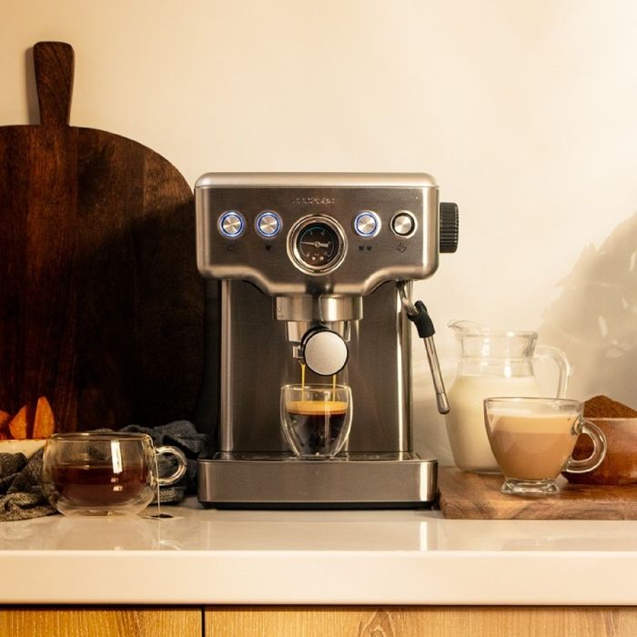 Kaffeemaschine - CECOTEC - Power Espresso 20 Barista Mini - 1465 W - 20 bar - 1,8 l - Edelstahl