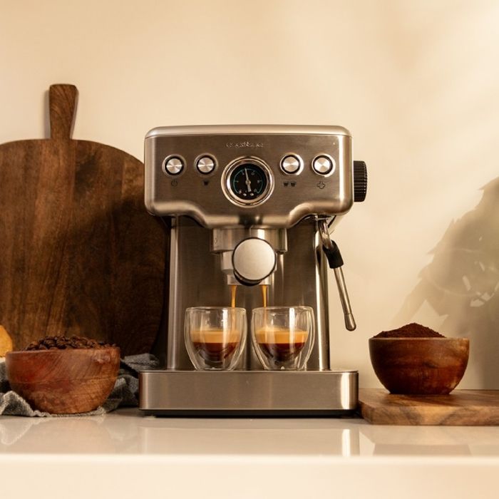 Kaffeemaschine - CECOTEC - Power Espresso 20 Barista Mini - 1465 W - 20 bar - 1,8 l - Edelstahl