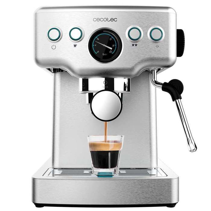 Kaffeemaschine - CECOTEC - Power Espresso 20 Barista Mini - 1465 W - 20 bar - 1,8 l - Edelstahl