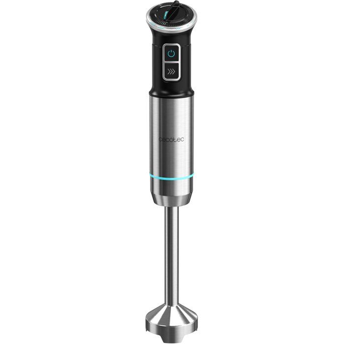 Stabmixer  CECOTEC  Power Neutron  1100 W  4-Klingen-Design  800 ml Glasbehälter  Schwarz/Edel