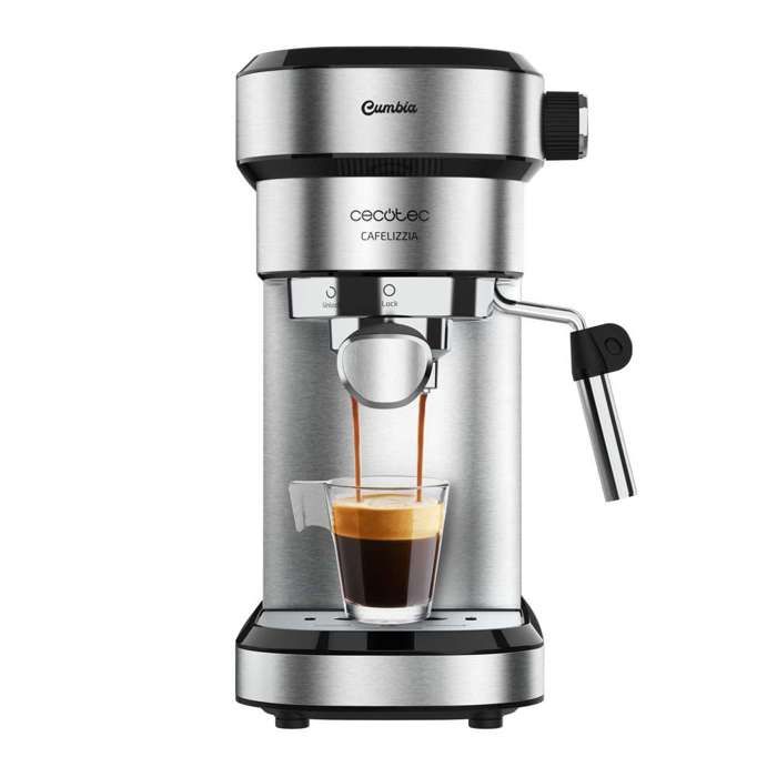 Kaffeemaschine - CECOTEC - Cafelizzia790 Stahl - 1350 W - 20 bar - 1,2 l - Edelstahl