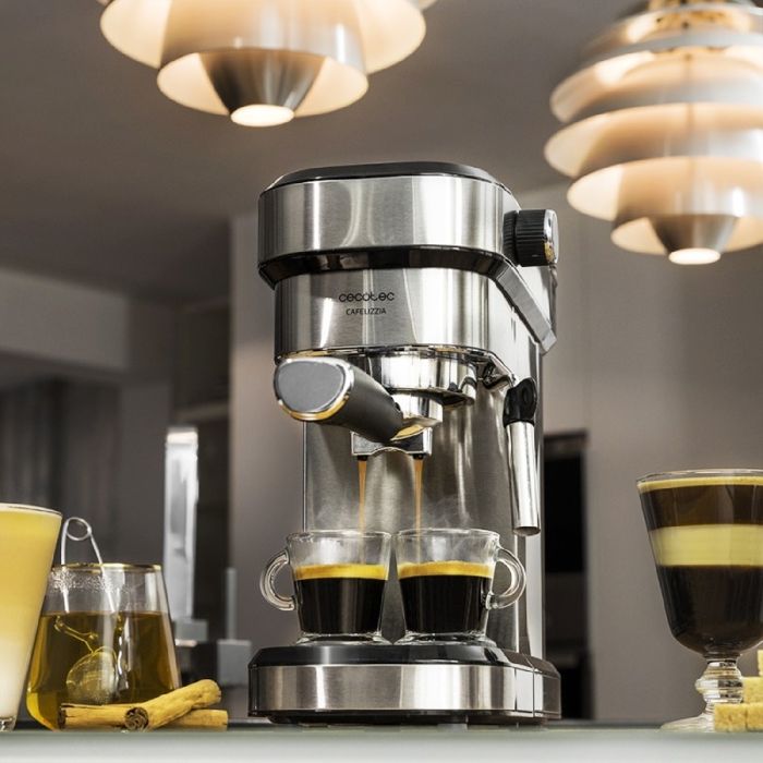 Kaffeemaschine - CECOTEC - Cafelizzia790 Stahl - 1350 W - 20 bar - 1,2 l - Edelstahl
