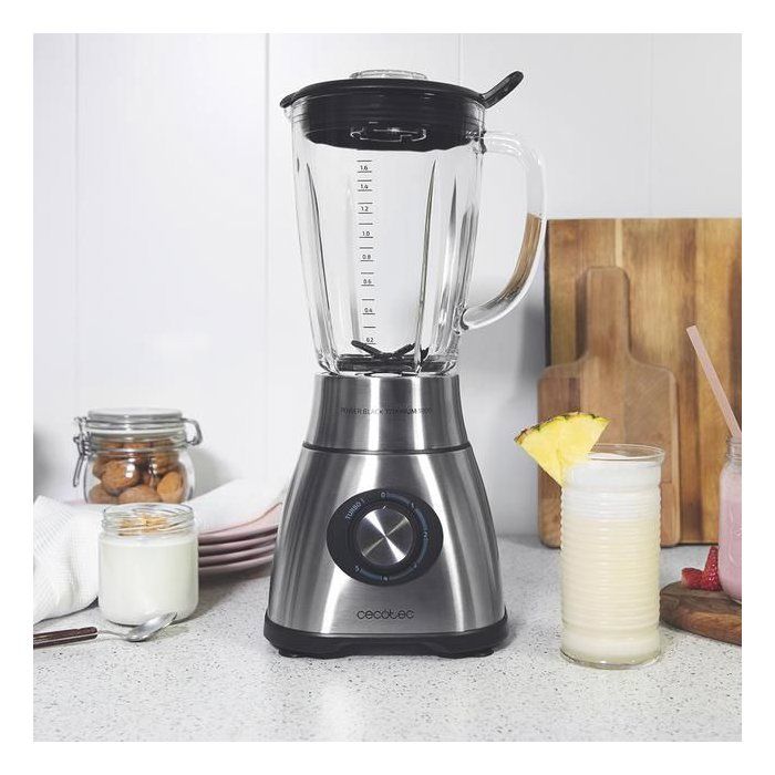 Standmixer  CECOTEC  Power Black Titanium  2500 W  1,8 l  Glasbehälter  Edelstahl/Schwarz
