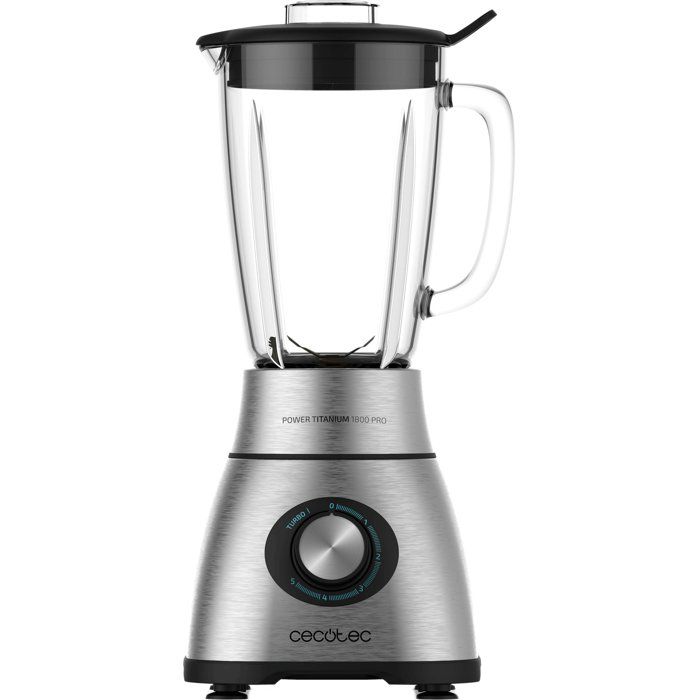 Standmixer  CECOTEC  Power Black Titanium  2500 W  1,8 l  Glasbehälter  Edelstahl/Schwarz