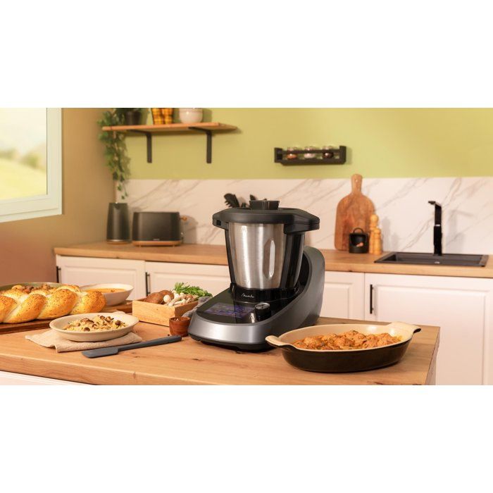 Küchenmaschine  CECOTEC  Mambo Touch mit Habana-Schüssel  1600 W  3,3 l  37 Funktionen  Grau