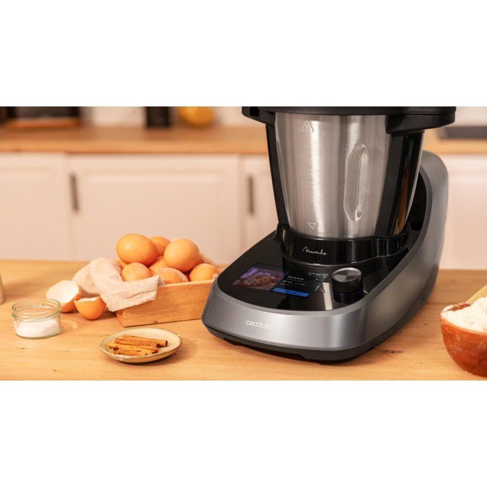 Küchenmaschine  CECOTEC  Mambo Touch mit Habana-Schüssel  1600 W  3,3 l  37 Funktionen  Grau