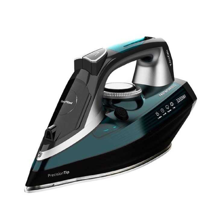 Bügeleisen  CECOTEC  Fast&Furious5060 Ultra  3200 W  Antikalkfunktion  270 g/min  Schwarz/Blau
