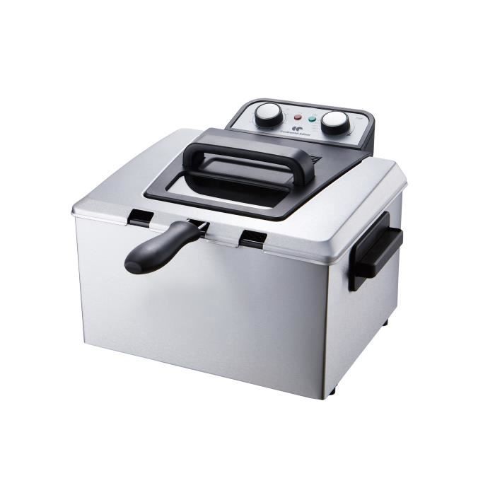 Deep fryer - CONTINENTAL EDISON - CEFR5IN3P - 5 L - 3 baskets