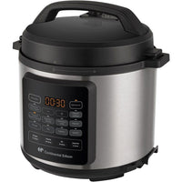 Multikocher-Schnellkochtopf - CONTINENTAL EDISON - CEMCSP10006L - 6 l - 1000 W - Schwarz und Edelsta