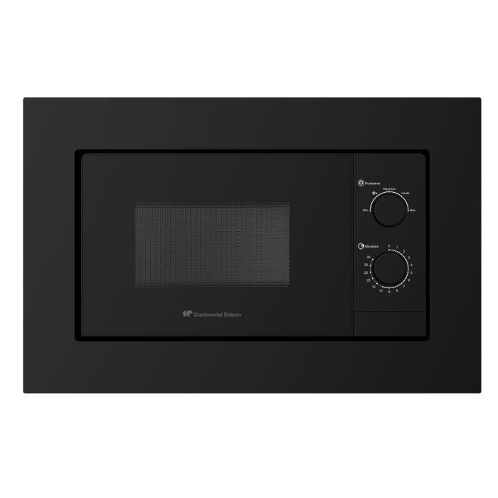 Einbau-Mikrowelle  CONTINENTAL EDISON  CEMO20EBM2  1280 W  B 59,5 x H 38,5 x T 35,3 cm  20 l  
