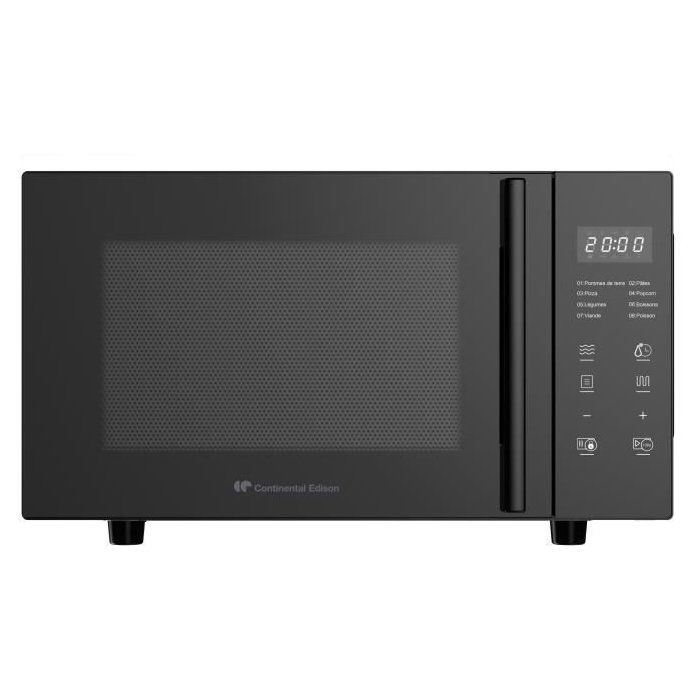 Mikrowelle ohne Drehteller  Flachbett  Grill  CONTINENTAL EDISON  CEMO23FB  1280 W  B 49,2 x H