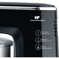 Küchenmaschine  CONTINENTAL EDISON  CERP800B2  800 W  4,3 l  10 Geschwindigkeitsstufen + Pulsfu