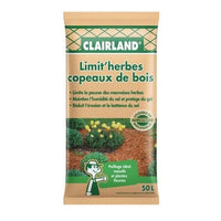 CLAIRLAND Natürliche Holzspäne Limit'herbes - 50 l