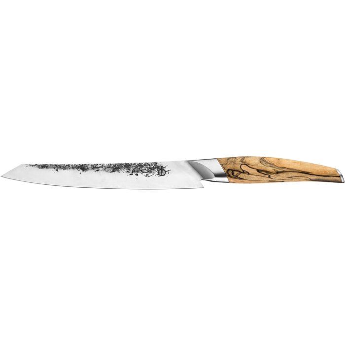 Fleischmesser  GESCHMIEDET  KATAI  VG10-Stahl  Griff aus Wurzelholz  L 20,5 cm