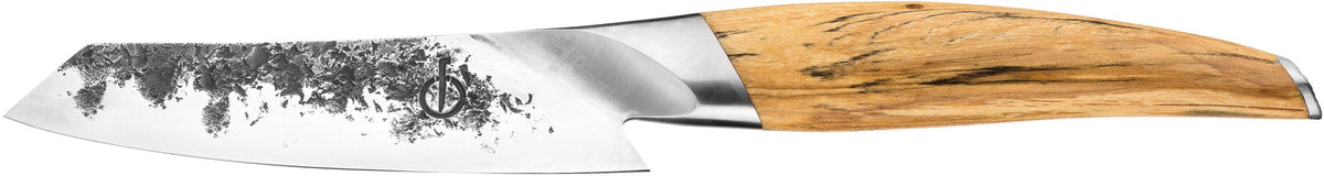 Santoku-Messer  Geschmiedet  Katai  VG10-Stahl  Griff aus Wurzelholz  Länge 14 cm