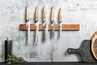 Santoku-Messer  Geschmiedet  Katai  VG10-Stahl  Griff aus Wurzelholz  Länge 14 cm