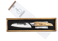 Santoku-Messer  Geschmiedet  Katai  VG10-Stahl  Griff aus Wurzelholz  Länge 14 cm
