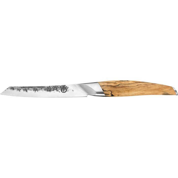 Küchenmesser  GESCHMIEDET  KATAI  VG10-Stahl  Griff aus Wurzelholz  L 12,5 cm