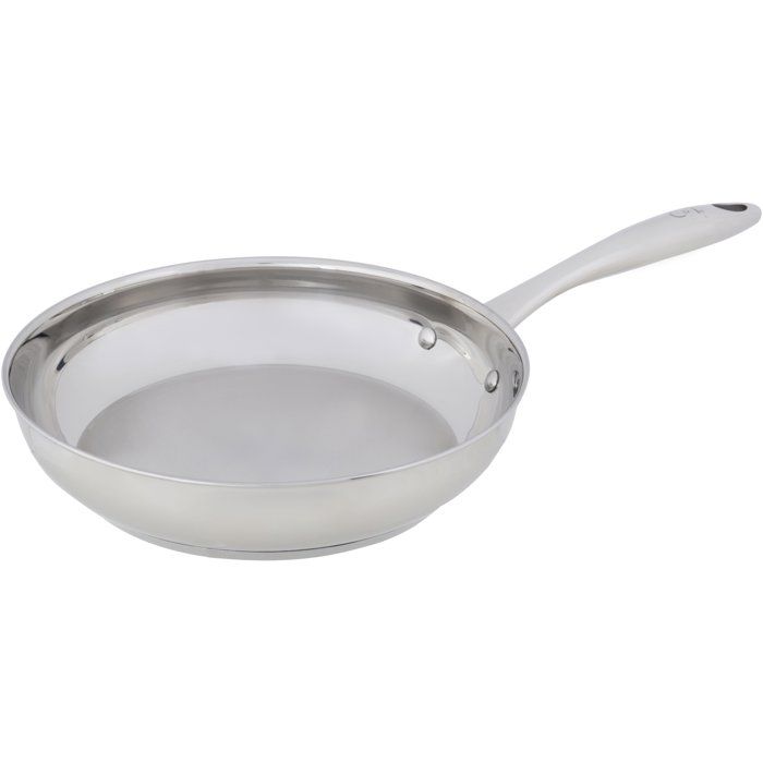 Bratpfanne  GEMÜTLICH & TRENDIG  KLASSISCH  Edelstahl  Ø 24 cm  Geeignet für alle Herdarten, in